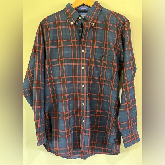 Vintage Sir Pendleton Men's Large 100% Pure Virgin Wool Plaid Button Up - Picture 3 of 13